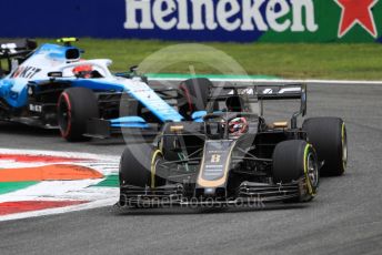 World © Octane Photographic Ltd. Formula 1 – Italian GP - Practice 2. Rich Energy Haas F1 Team VF19 – Romain Grosjean. Autodromo Nazionale Monza, Monza, Italy. Friday 6th September 2019.