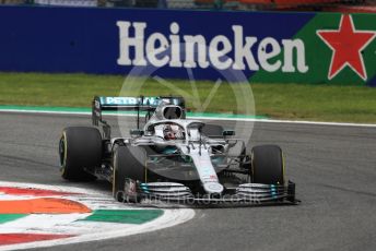 World © Octane Photographic Ltd. Formula 1 – Italian GP - Practice 2. Mercedes AMG Petronas Motorsport AMG F1 W10 EQ Power+ - Lewis Hamilton. Autodromo Nazionale Monza, Monza, Italy. Friday 6th September 2019.