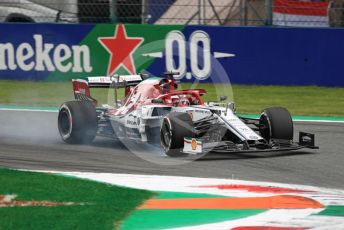 World © Octane Photographic Ltd. Formula 1 – Italian GP - Practice 2. Alfa Romeo Racing C38 – Kimi Raikkonen. Autodromo Nazionale Monza, Monza, Italy. Friday 6th September 2019.