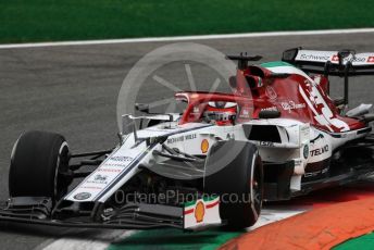 World © Octane Photographic Ltd. Formula 1 – Italian GP - Practice 2. Alfa Romeo Racing C38 – Kimi Raikkonen. Autodromo Nazionale Monza, Monza, Italy. Friday 6th September 2019.