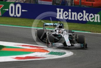 World © Octane Photographic Ltd. Formula 1 – Italian GP - Practice 2. Mercedes AMG Petronas Motorsport AMG F1 W10 EQ Power+ - Lewis Hamilton. Autodromo Nazionale Monza, Monza, Italy. Friday 6th September 2019.