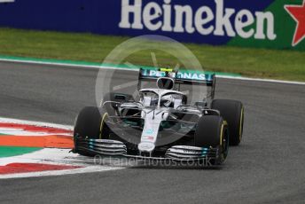 World © Octane Photographic Ltd. Formula 1 – Italian GP - Practice 2. Mercedes AMG Petronas Motorsport AMG F1 W10 EQ Power+ - Valtteri Bottas. Autodromo Nazionale Monza, Monza, Italy. Friday 6th September 2019.