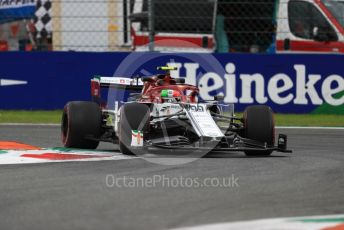 World © Octane Photographic Ltd. Formula 1 – Italian GP - Practice 2. Alfa Romeo Racing C38 – Antonio Giovinazzi. Autodromo Nazionale Monza, Monza, Italy. Friday 6th September 2019.