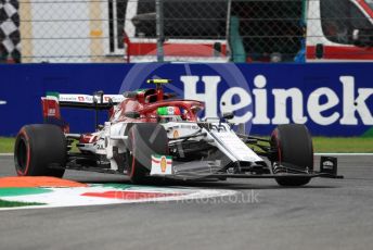 World © Octane Photographic Ltd. Formula 1 – Italian GP - Practice 2. Alfa Romeo Racing C38 – Antonio Giovinazzi. Autodromo Nazionale Monza, Monza, Italy. Friday 6th September 2019.