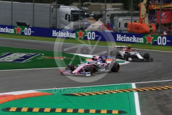 World © Octane Photographic Ltd. Formula 1 – Italian GP - Practice 2. SportPesa Racing Point RP19 - Sergio Perez. Autodromo Nazionale Monza, Monza, Italy. Friday 6th September 2019.