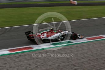 World © Octane Photographic Ltd. Formula 1 – Italian GP - Practice 2. Alfa Romeo Racing C38 – Antonio Giovinazzi. Autodromo Nazionale Monza, Monza, Italy. Friday 6th September 2019.