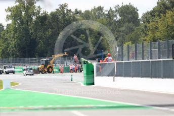 World © Octane Photographic Ltd. Formula 1 – Italian GP - Practice 3 Track repairs. Autodromo Nazionale Monza, Monza, Italy. Saturday 7th September 2019.