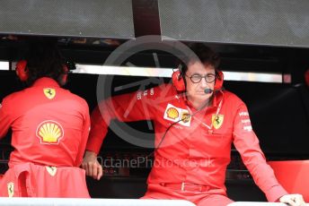 World © Octane Photographic Ltd. Formula 1 - Italian GP - Paddock. Mattia Binotto – Team Principal of Scuderia Ferrari. Autodromo Nazionale Monza, Monza, Italy. Saturday 7th September 2019.