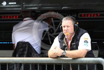World © Octane Photographic Ltd. Formula 1 - Italian GP - Practice 3. Zak Brown - Executive Director of McLaren Technology Group. Autodromo Nazionale Monza, Monza, Italy. Saturday 7th September 2019.