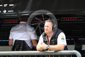 World © Octane Photographic Ltd. Formula 1 - Italian GP - Practice 3. Zak Brown - Executive Director of McLaren Technology Group.  Autodromo Nazionale Monza, Monza, Italy. Saturday 7th September 2019.