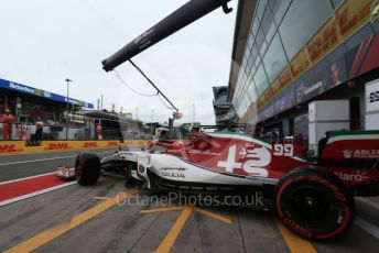 World © Octane Photographic Ltd. Formula 1 – Italian GP - Practice 3. Alfa Romeo Racing C38 – Antonio Giovinazzi. Autodromo Nazionale Monza, Monza, Italy. Saturday 7th September 2019.