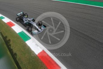 World © Octane Photographic Ltd. Formula 1 – Italian GP - Qualifying. Mercedes AMG Petronas Motorsport AMG F1 W10 EQ Power+ - Valtteri Bottas. Autodromo Nazionale Monza, Monza, Italy. Saturday 7th September 2019.