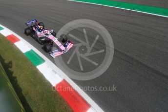 World © Octane Photographic Ltd. Formula 1 – Italian GP - Qualifying. SportPesa Racing Point RP19 – Lance Stroll. Autodromo Nazionale Monza, Monza, Italy. Saturday 7th September 2019.