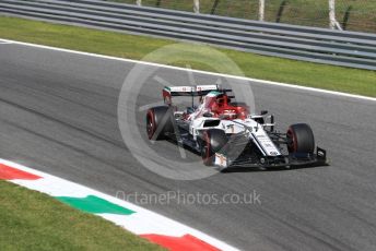 World © Octane Photographic Ltd. Formula 1 – Italian GP - Qualifying. Alfa Romeo Racing C38 – Kimi Raikkonen. Autodromo Nazionale Monza, Monza, Italy. Saturday 7th September 2019.