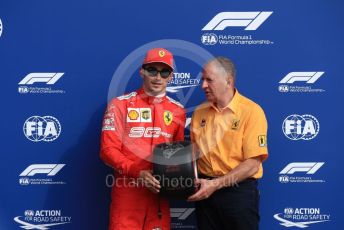 World © Octane Photographic Ltd. Formula 1 – Italian GP - Qualifying. Scuderia Ferrari SF90 – Charles Leclerc and Jody Scheckter. Autodromo Nazionale Monza, Monza, Italy. Saturday 7th September 2019.