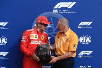 World © Octane Photographic Ltd. Formula 1 – Italian GP - Qualifying. Scuderia Ferrari SF90 – Charles Leclerc and Jody Scheckter. Autodromo Nazionale Monza, Monza, Italy. Saturday 7th September 2019.