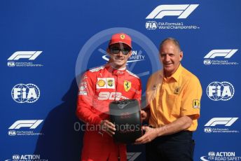 World © Octane Photographic Ltd. Formula 1 – Italian GP - Qualifying. Scuderia Ferrari SF90 – Charles Leclerc and Jody Scheckter. Autodromo Nazionale Monza, Monza, Italy. Saturday 7th September 2019.