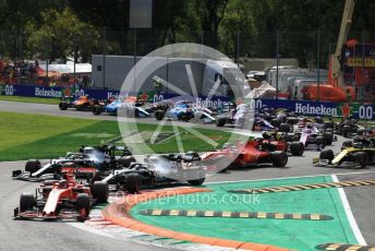 World © Octane Photographic Ltd. Formula 1 – Italian GP - Race. Scuderia Ferrari SF90 – Charles Leclerc. Autodromo Nazionale Monza, Monza, Italy. Sunday 8th September 2019.
