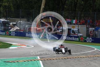 World © Octane Photographic Ltd. Formula 1 – Italian GP - Race. Alfa Romeo Racing C38 – Kimi Raikkonen. Autodromo Nazionale Monza, Monza, Italy. Sunday 8th September 2019.