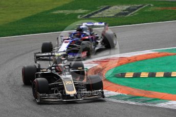World © Octane Photographic Ltd. Formula 1 – Italian GP - Race. Rich Energy Haas F1 Team VF19 – Kevin Magnussen. Autodromo Nazionale Monza, Monza, Italy. Sunday 8th September 2019.