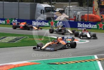 World © Octane Photographic Ltd. Formula 1 – Italian GP - Race. McLaren MCL34 – Carlos Sainz. Autodromo Nazionale Monza, Monza, Italy. Sunday 8th September 2019.