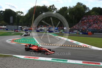 World © Octane Photographic Ltd. Formula 1 – Italian GP - Race. Scuderia Ferrari SF90 – Charles Leclerc. Autodromo Nazionale Monza, Monza, Italy. Sunday 8th September 2019.