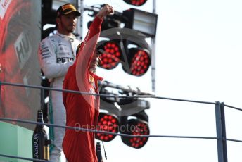 World © Octane Photographic Ltd. Formula 1 – Italian GP - Race Podium. Scuderia Ferrari SF90 – Charles Leclerc. Autodromo Nazionale Monza, Monza, Italy. Sunday 8th September 2019.
