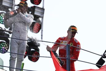 World © Octane Photographic Ltd. Formula 1 – Italian GP - Race Podium. Scuderia Ferrari SF90 – Charles Leclerc. Autodromo Nazionale Monza, Monza, Italy. Sunday 8th September 2019.