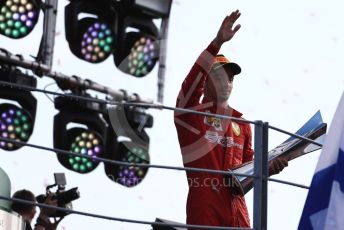 World © Octane Photographic Ltd. Formula 1 – Italian GP - Race Podium. Scuderia Ferrari SF90 – Charles Leclerc. Autodromo Nazionale Monza, Monza, Italy. Sunday 8th September 2019.