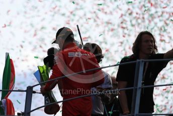 World © Octane Photographic Ltd. Formula 1 – Italian GP - Race Podium. Scuderia Ferrari SF90 – Charles Leclerc. Autodromo Nazionale Monza, Monza, Italy. Sunday 8th September 2019.