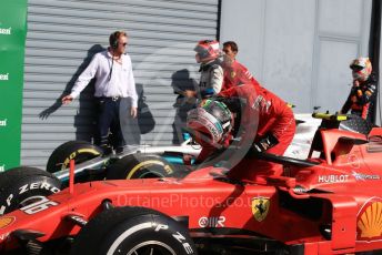 World © Octane Photographic Ltd. Formula 1 – Italian GP - Race Podium. Scuderia Ferrari SF90 – Charles Leclerc. Autodromo Nazionale Monza, Monza, Italy. Sunday 8th September 2019.