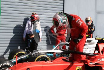 World © Octane Photographic Ltd. Formula 1 – Italian GP - Race Podium. Scuderia Ferrari SF90 – Charles Leclerc. Autodromo Nazionale Monza, Monza, Italy. Sunday 8th September 2019.