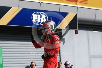 World © Octane Photographic Ltd. Formula 1 – Italian GP - Race Podium. Scuderia Ferrari SF90 – Charles Leclerc. Autodromo Nazionale Monza, Monza, Italy. Sunday 8th September 2019.