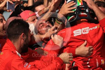 World © Octane Photographic Ltd. Formula 1 – Italian GP - Race Podium. Scuderia Ferrari SF90 – Charles Leclerc. Autodromo Nazionale Monza, Monza, Italy. Sunday 8th September 2019.