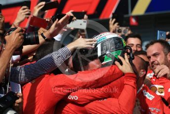 World © Octane Photographic Ltd. Formula 1 – Italian GP - Race Podium. Scuderia Ferrari SF90 – Charles Leclerc. Autodromo Nazionale Monza, Monza, Italy. Sunday 8th September 2019.