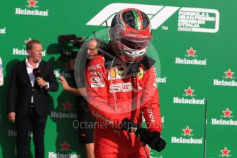 World © Octane Photographic Ltd. Formula 1 – Italian GP - Race Podium. Scuderia Ferrari SF90 – Charles Leclerc. Autodromo Nazionale Monza, Monza, Italy. Sunday 8th September 2019.