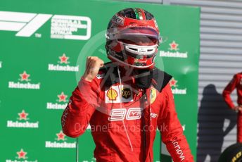 World © Octane Photographic Ltd. Formula 1 – Italian GP - Race Podium. Scuderia Ferrari SF90 – Charles Leclerc. Autodromo Nazionale Monza, Monza, Italy. Sunday 8th September 2019.
