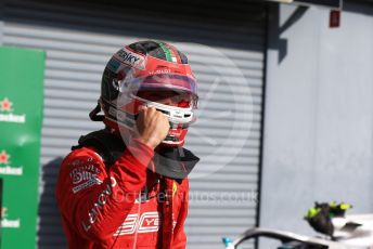 World © Octane Photographic Ltd. Formula 1 – Italian GP - Race Podium. Scuderia Ferrari SF90 – Charles Leclerc. Autodromo Nazionale Monza, Monza, Italy. Sunday 8th September 2019.