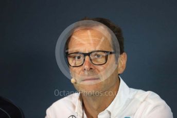 World © Octane Photographic Ltd. Formula 1 -Italian GP - Friday FIA Team Press Conference.  Aldo Costa - Engineering Director of Mercedes - AMG Petronas Motorsport. Autodromo Nazionale Monza, Monza, Italy. Friday 6th September 2019.