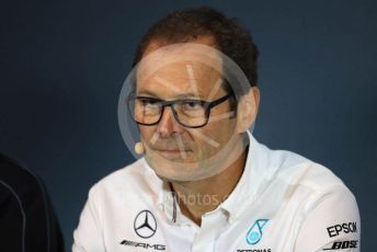 World © Octane Photographic Ltd. Formula 1 -Italian GP - Friday FIA Team Press Conference. Aldo Costa - Engineering Director of Mercedes - AMG Petronas Motorsport. Autodromo Nazionale Monza, Monza, Italy. Friday 6th September 2019.