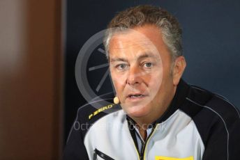 World © Octane Photographic Ltd. Formula 1 - Italian GP - Friday FIA Team Press Conference. Mario Isola – Pirelli Head of Car Racing. Autodromo Nazionale Monza, Monza, Italy. Friday 6th September 2019.