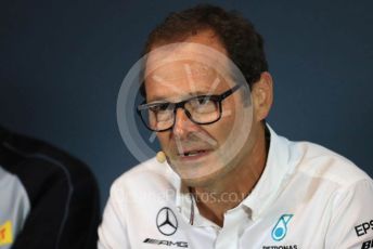 World © Octane Photographic Ltd. Formula 1 -Italian GP - Friday FIA Team Press Conference. Aldo Costa - Engineering Director of Mercedes - AMG Petronas Motorsport. Autodromo Nazionale Monza, Monza, Italy. Friday 6th September 2019.