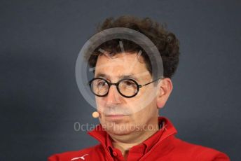 World © Octane Photographic Ltd. Formula 1 - Italian GP – Friday FIA Team Press Conference. Mattia Binotto – Team Principal of Scuderia Ferrari. Autodromo Nazionale Monza, Monza, Italy. Friday 6th September 2019.