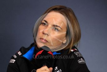 World © Octane Photographic Ltd. Formula 1 - Italian GP - Friday FIA Team Press Conference. Claire Williams - Deputy Team Principal of ROKiT Williams Racing. Autodromo Nazionale Monza, Monza, Italy. Friday 6th September 2019.