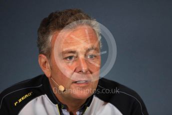 World © Octane Photographic Ltd. Formula 1 - Italian GP - Friday FIA Team Press Conference. Mario Isola – Pirelli Head of Car Racing. Autodromo Nazionale Monza, Monza, Italy. Friday 6th September 2019.