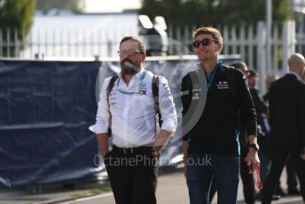 World © Octane Photographic Ltd. Formula 1 – Italian GP - Paddock. ROKiT Williams Racing FW 42 – George Russell. Autodromo Nazionale Monza, Monza, Italy. Saturday 7th September 2019.