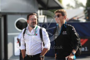 World © Octane Photographic Ltd. Formula 1 – Italian GP - Paddock. ROKiT Williams Racing FW 42 – George Russell. Autodromo Nazionale Monza, Monza, Italy. Saturday 7th September 2019.