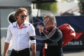 World © Octane Photographic Ltd. Formula 1 - Italian GP - Paddock. Jean Alesi.
Autodromo Nazionale Monza, Monza, Italy. Saturday 7th September 2019.
