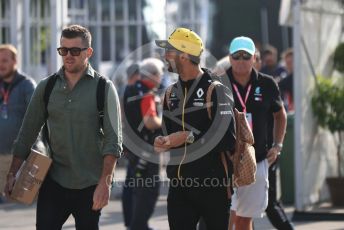 World © Octane Photographic Ltd. Formula 1 – Italian GP - Paddock. Renault Sport F1 Team RS19 – Daniel Ricciardo. Autodromo Nazionale Monza, Monza, Italy. Saturday 7th September 2019.