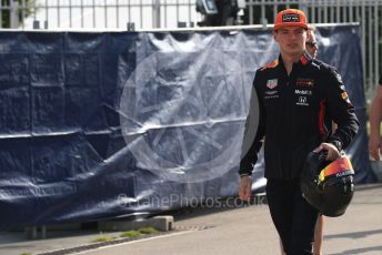 World © Octane Photographic Ltd. Formula 1 – Italian GP - Paddock. Aston Martin Red Bull Racing RB15 – Max Verstappen. Autodromo Nazionale Monza, Monza, Italy. Saturday 7th September 2019.